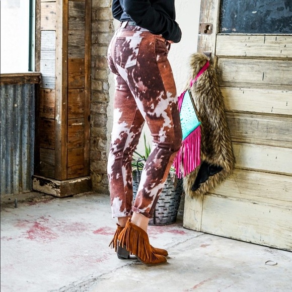 L&B cow print skinny jeans - Picture 2 of 4